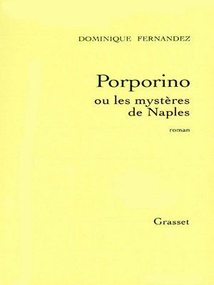 cover image of Porporino ou les mystères de Naples